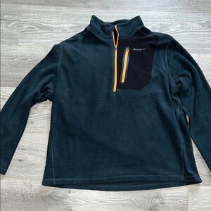 Men's Dark Blue Fleece Sweater